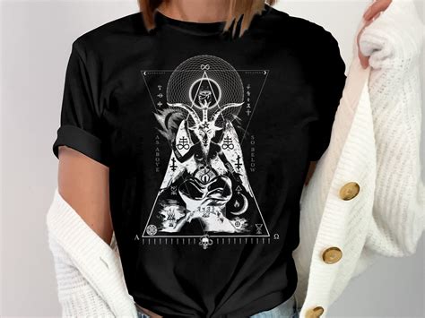 Baphomet As Above So Below Occult Sacred Geometry Satan Unholy Nun