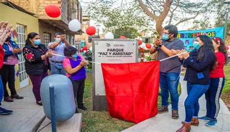 Puente Piedra Alcalde Rennán Espinoza inaugura el Parque Paz y Amistad