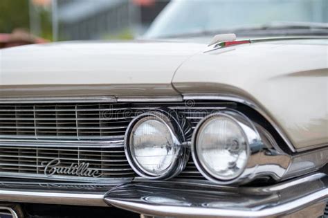 Close Up View of a Classic Cadillac Featuring Its Iconic Grille and ...
