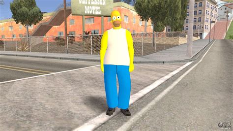 Homer Simpson Skin Para Gta San Andreas