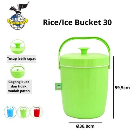 Jual Rice Bucket Ice Bucket Termos Nasi Termos Es Global Eagle