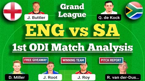 Eng Vs Sa Dream Team Eng Vs Sa Dream Prediction Dream Today