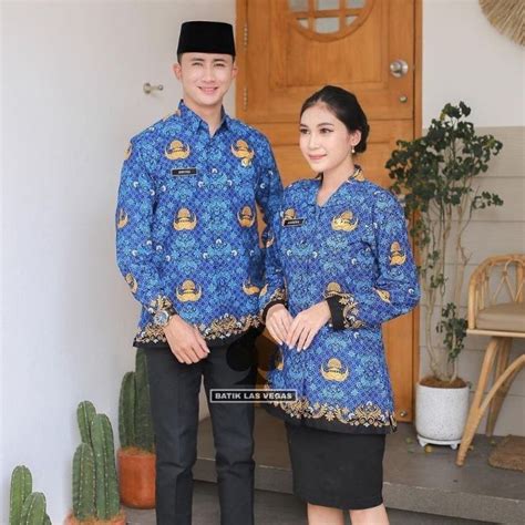 Jual Batik Korpri Terbaru Seragam Las Vegas Batik Resmi Korpri Batik