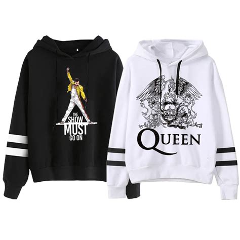 Sudadera Con Capucha Con Estampado De Freddie Mercury Para Mujer Ropa