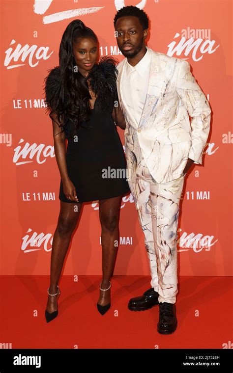 Paris France 5th May 2022 Karidja Touré and Dadju attend IMA