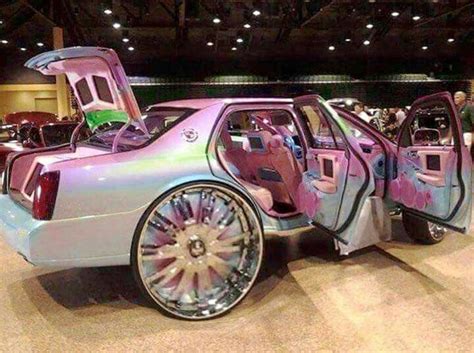 Cotton Candy Caddy Donk Cars Pimped Out Cars Chevy Muscle Cars