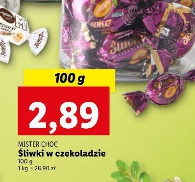 Promocja Śliwki w czekoladzie mister choc Lidl