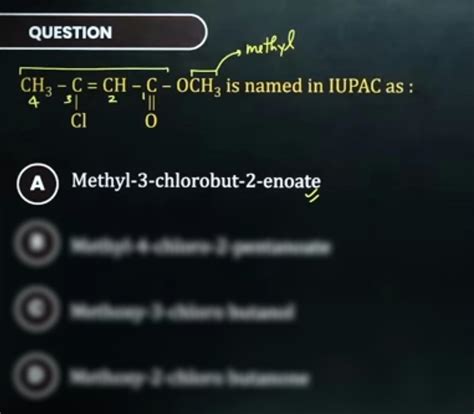 Solution Iupac Chemistry Class Th Studypool