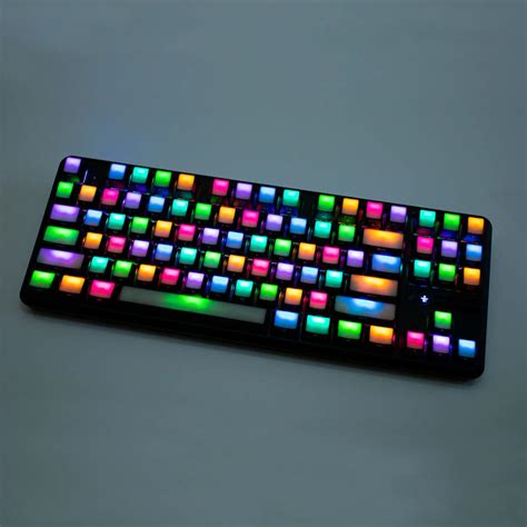 Translucent Shine Through Side Legend Keycaps 104 Keys Flashquark