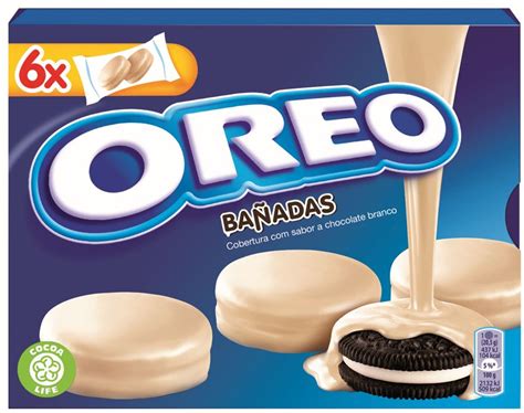 Oreo Sušenky s vanilkovou náplní a bílou polevou