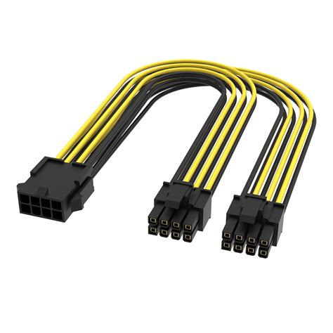 Pcie Pin To Dual Pcie Pin Splitter Cable Pack Akasa