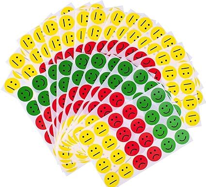 Gommette Smiley Autocollant Sticker Enfant Pour Tableau De