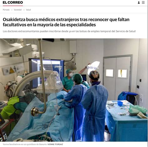 De repente los enfermos vascos ya no necesitan que les hable el médico