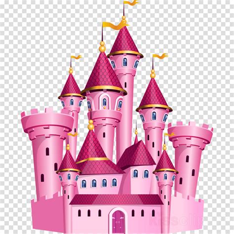 Disney Princess Castle Png Cute Pink Castle Png Transparent Png