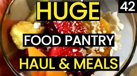 Food Pantry Haul Food Bank Haul Frugal Living Minimalism Vlog