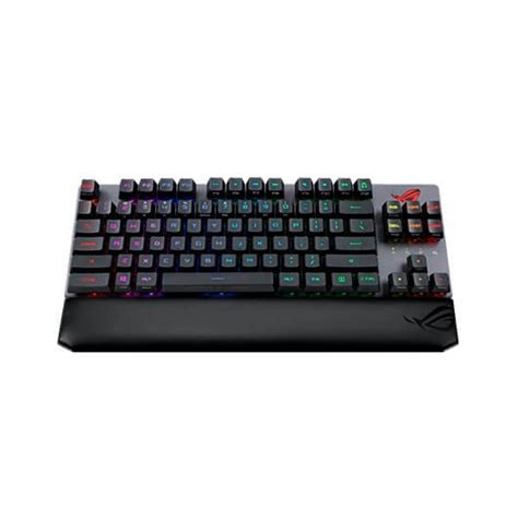 TECLADO MECÁNICO WIRELESS ASUS ROG STRIX SCOPE RX PC INFO RED