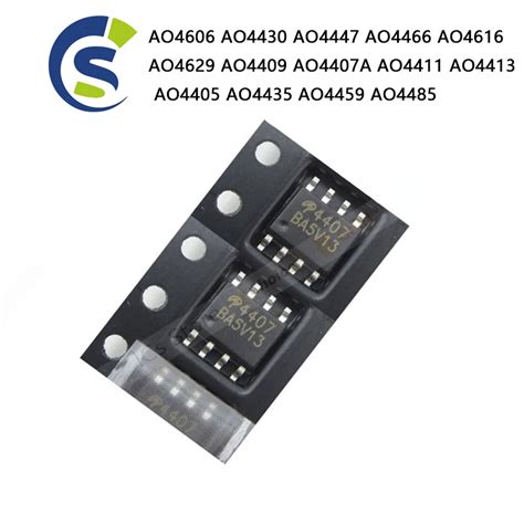 10PCS New Original MOS SOP 8 AO4606 AO4430 AO4447 AO4466 AO4616 AO4629