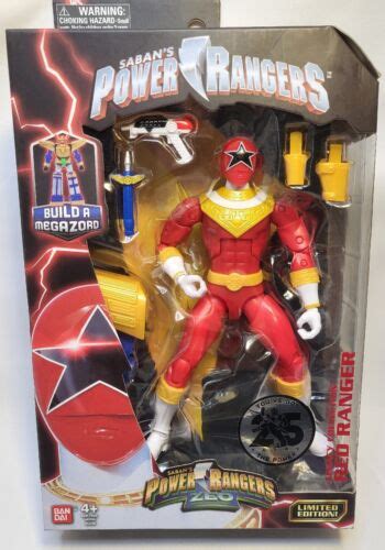 New Power Rangers Zeo Legacy Collection Limited Edition Red Ranger 6