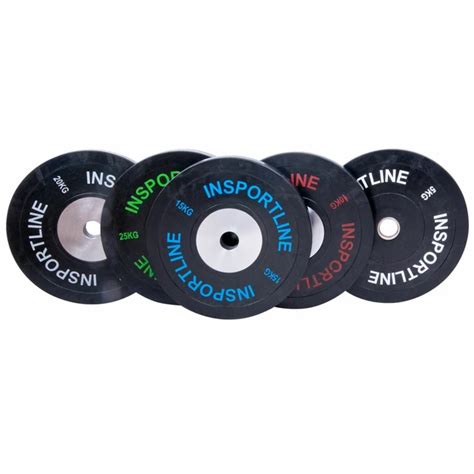 Rubber Weight Plate Insportline Bumper Plate Kg Mm Insportline