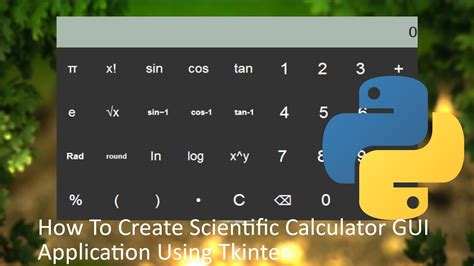 How To Create Scientific Calculator In Python Scientific Calculator