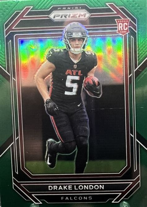 Drake London 2022 Prizm Green 308 Price Guide Sports Card Investor