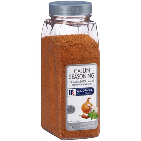 Amazon McCormick Culinary Cajun Seasoning 18 Oz One 18 Ounce