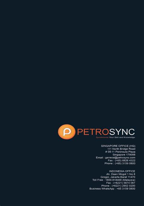 Petrosync Oil And Gas Petrochemical And Power Technical Training