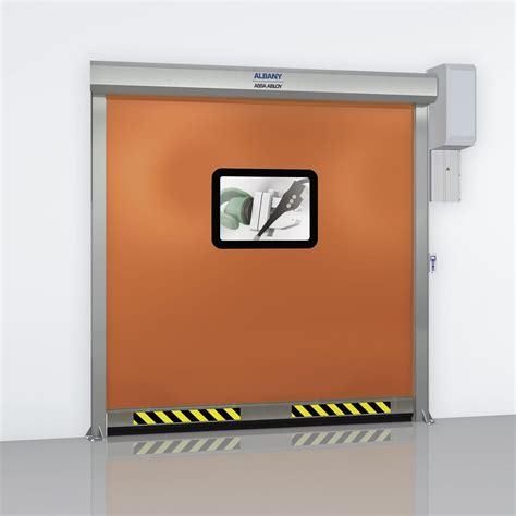 Roll Up Industrial Door RP300 ASSA ABLOY Aluminum PVC Automatic