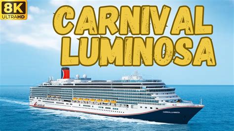 8KCarnival Luminosa Day 1 Embarkation Cabin Tour YouTube