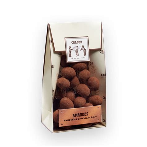 Chapon Amandes enrobées Chocolat Lait 150g