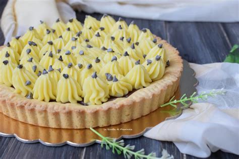 Crostata Con Crema Pasticcera E Gianduia LE RICETTE DI FRANCESCA