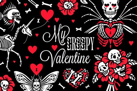 My Creepy Valentine Valentines Day And Halloween Etsy