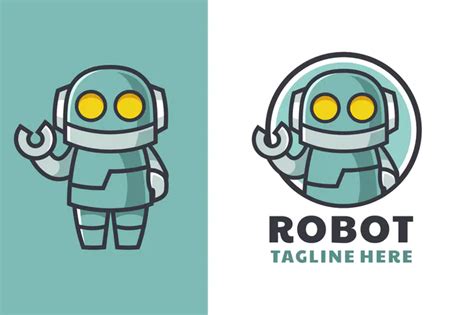 30 Modern Robot Logo Templates For Any Business Model Hipfonts