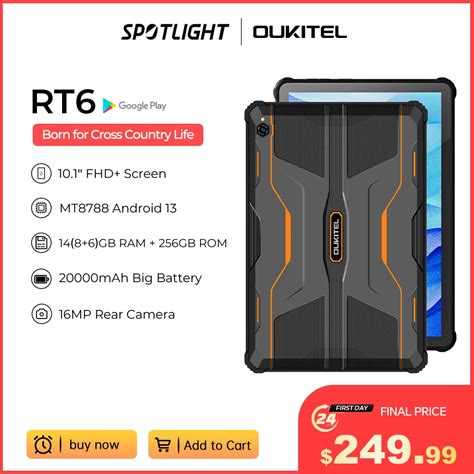 Oukitel Rt Mah Rugged Tablets Gb Gb Fhd Android