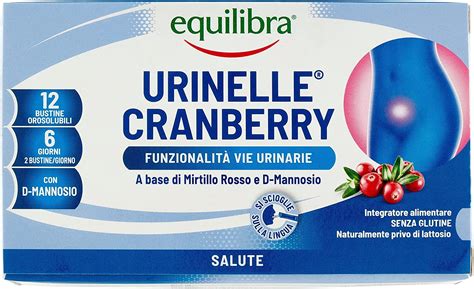 Equilibra Integratori Alimentari Urinelle Cranberry Integratore Per