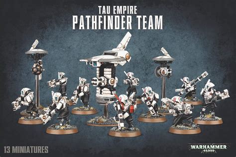 Tau Empire Pathfinder Team Warhammer 40000 By Warhammer