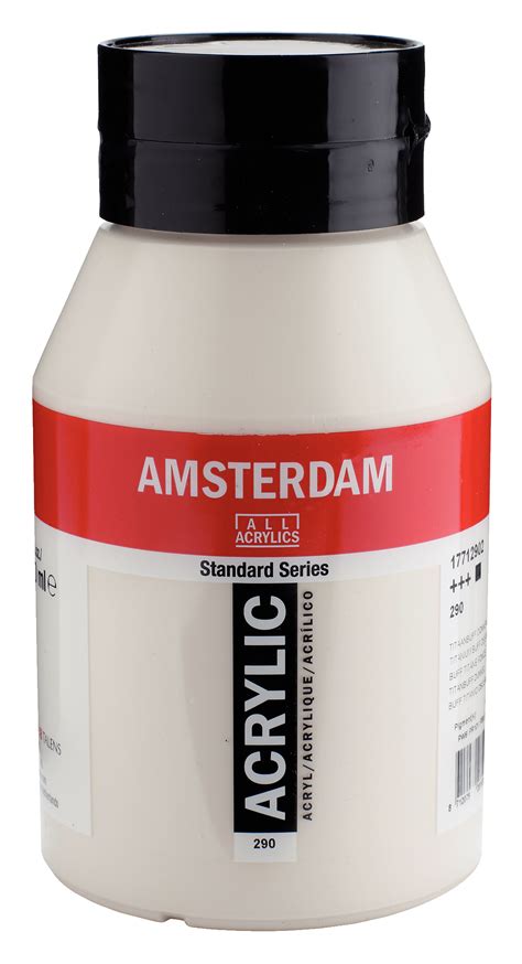 Amsterdam Acrylverf Titaanbuff Donker Liter Talens Specialist