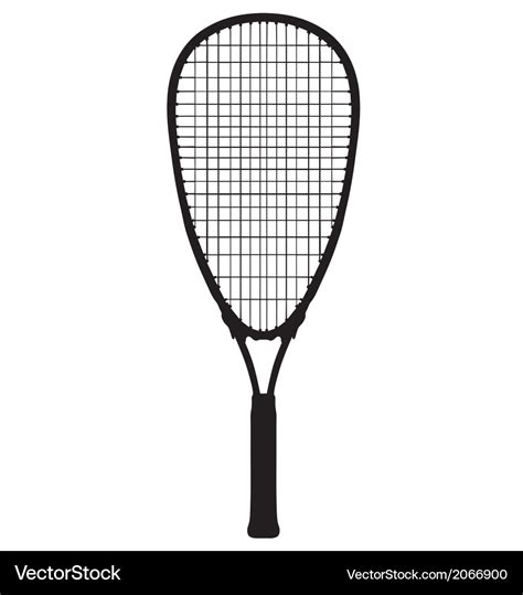 Squash Racquet Royalty Free Vector Image Vectorstock