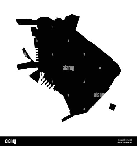 Mapa Vectorial Manila Ilustraci N Vectorial Aislada Negro Sobre Fondo