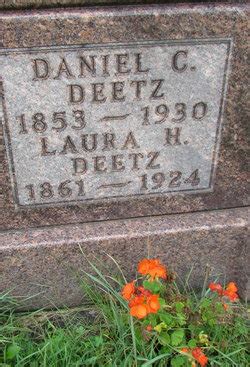 Laura Helen Hott Deetz 1861 1924 Mémorial Find a Grave