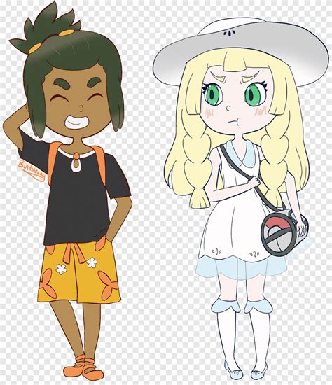 Pokémon Sol Y Luna Personaje Lillie Lillie Farol Niño Mano Png Pngegg