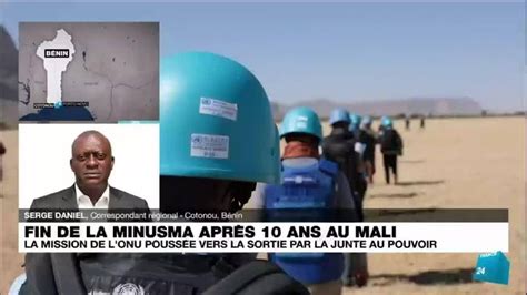 Mali après 10 ans la Minusma poussée vers la sortie par la junte au