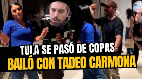 Se Pas De Copas Tula Rodr Guez Se Luce Bailando Con El Hijo De