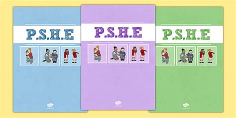 PSHE Divider Covers Professor Feito Twinkl