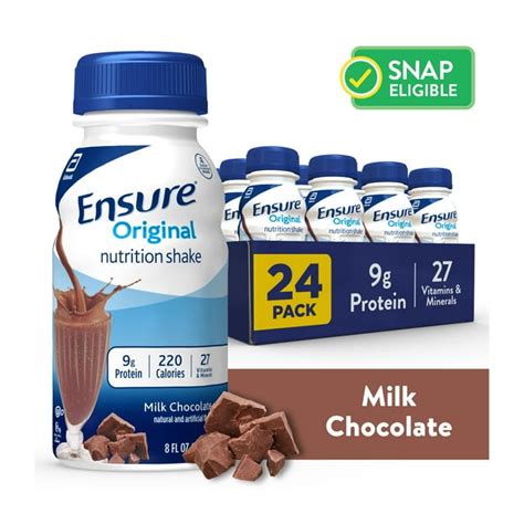 Ensure Original Complete High Protein Supplement Nutrition Shake Milk