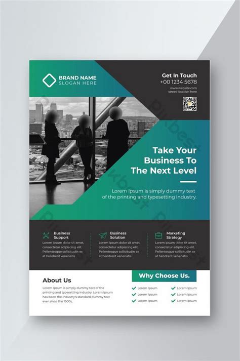 Business Corporate Flyer Template Poster Design Eps Free Download