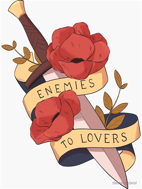 Enemies To Lovers Tropes Series Sticker By Deboracabral Redbubble