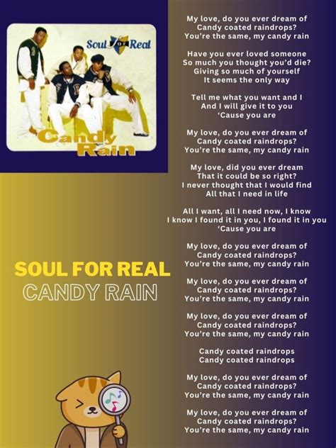 Meaning Of Candy Rain By Soul For Real Song Detectives