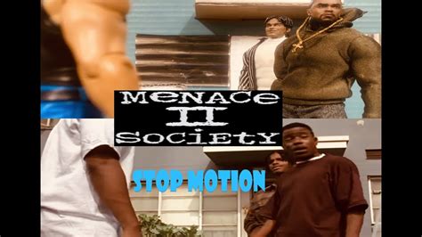 Menace II Society Caine Vs Ilena S Cousin Stop Motion Reenactment