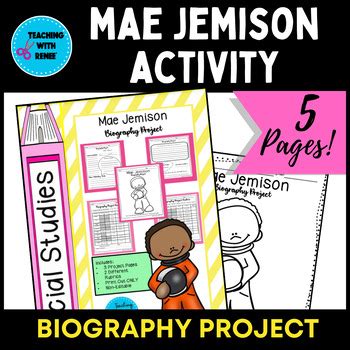 Mae Jemison Biography Research Project by Teaching With Renee | TPT